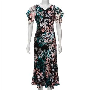 Roberto Cavalli floral printed evening dress